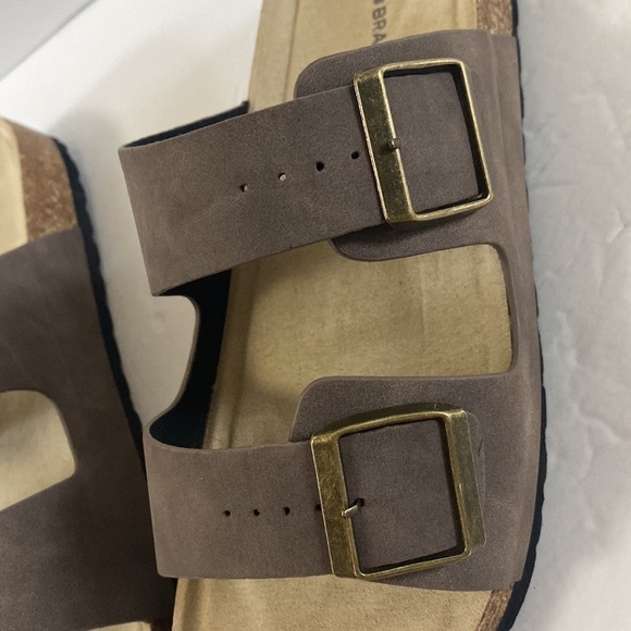 NWOT Lucky Brand blanc footbed sandals men’s size 11 adjustable straps - Picture 7 of 13